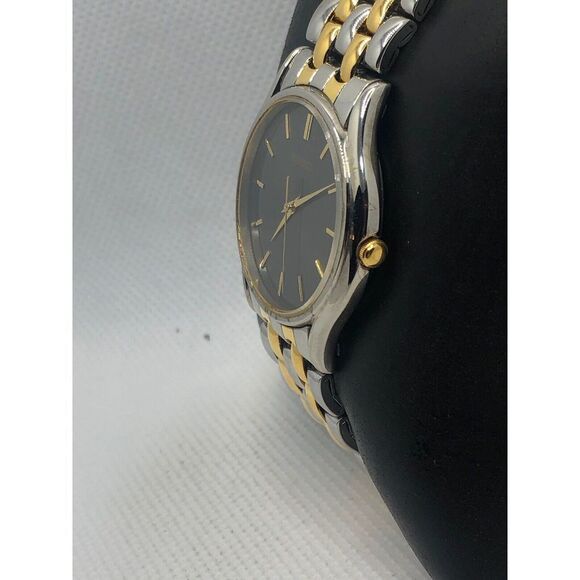 Seiko Women's Stainless Steel Analog Black Dial Quartz Genuine Wrist Watch KS58 - Picture 2 of 9